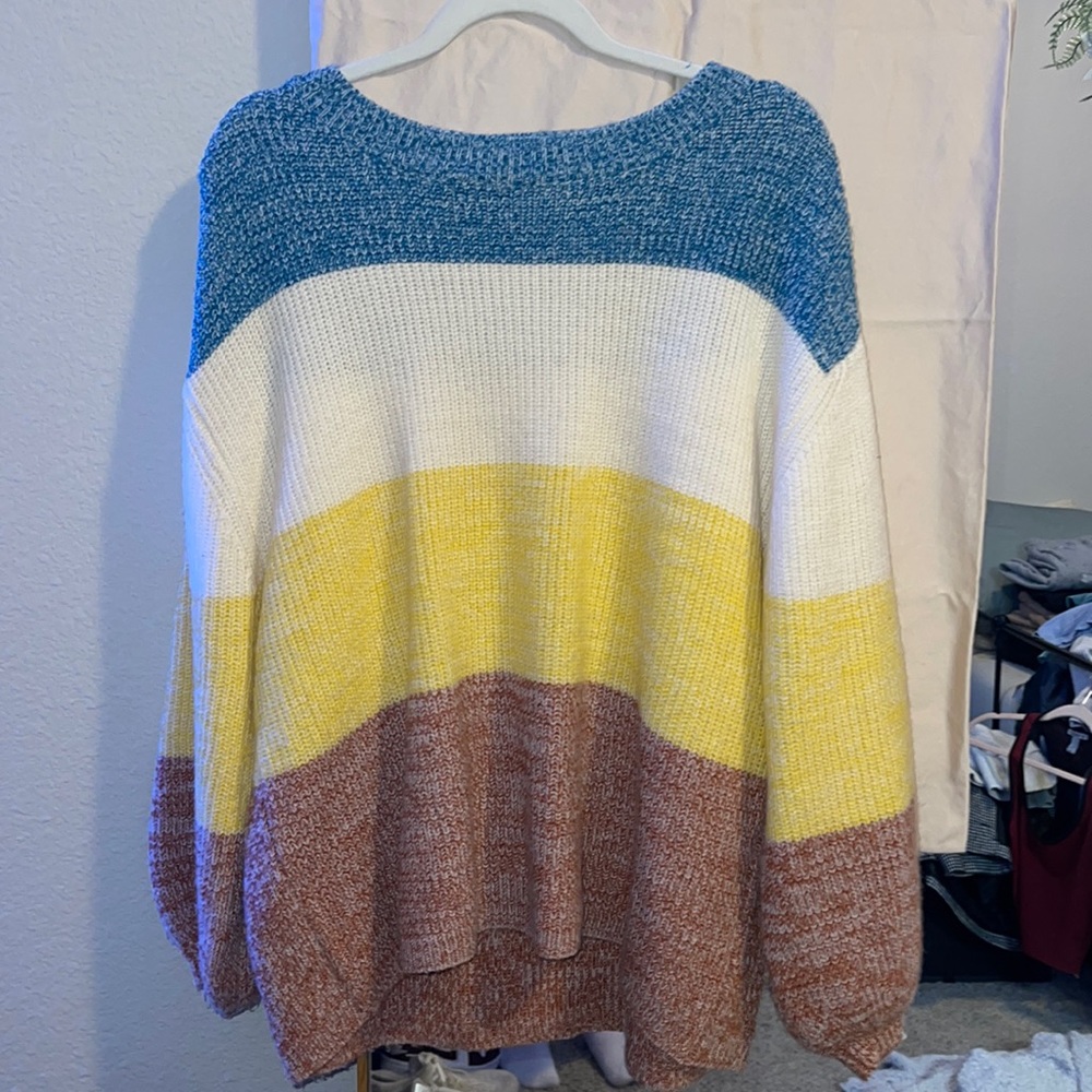 Candy Corn Fall Sweater